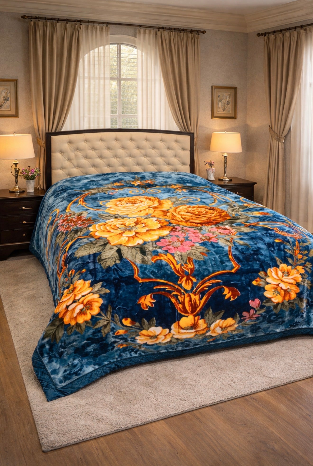 San Marcos 2-Ply Ultra Fluffy California King Blanket – Luxury Heavyweight Plush, Extra Warm & Soft