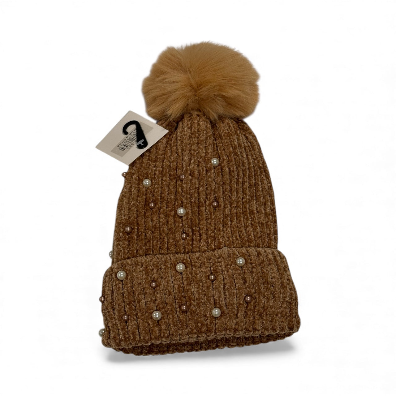 Luxury Pearl Pom-Pom Beanie Bundle (Set of 5) – Ultra Soft Winter Knit