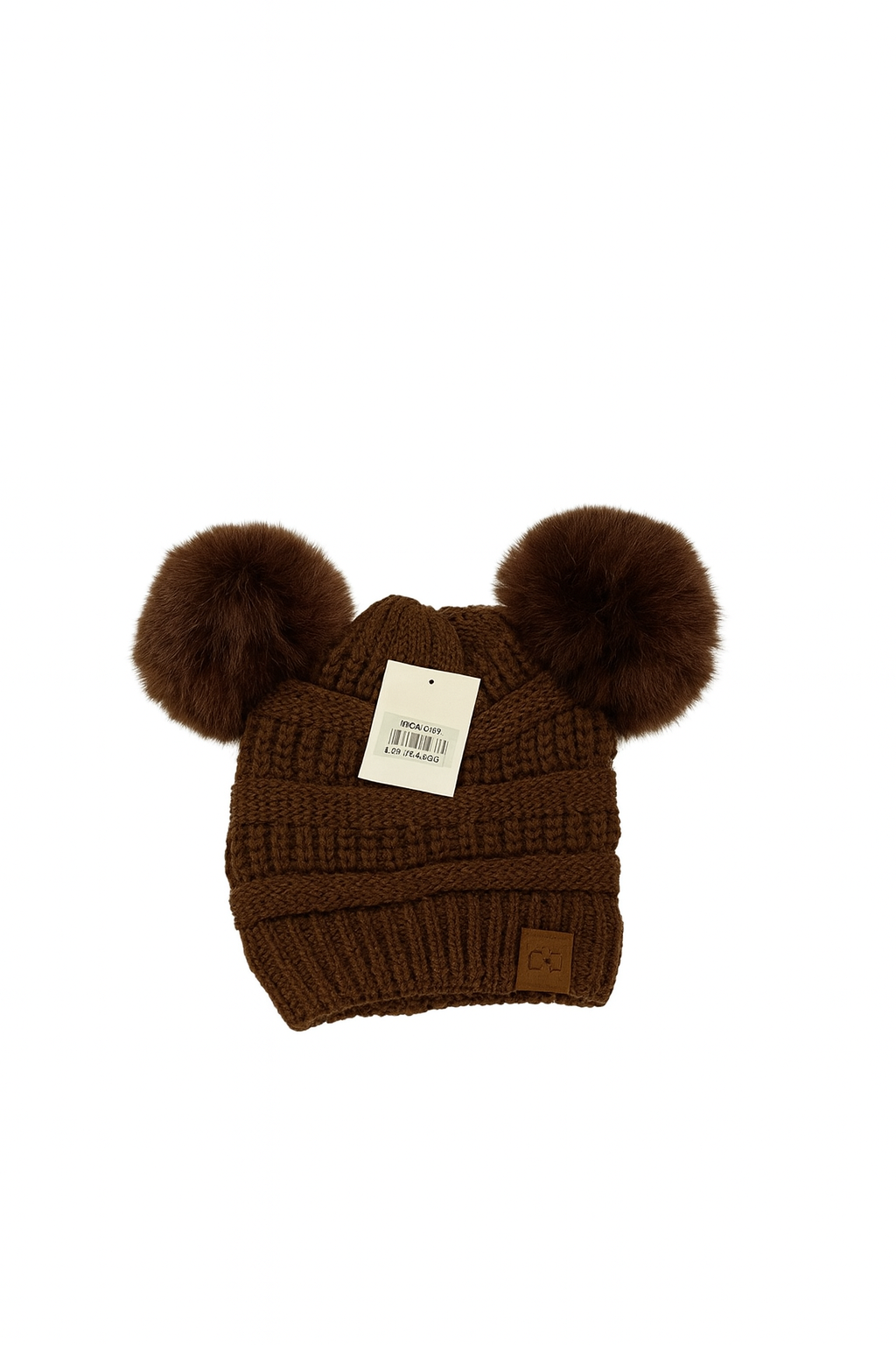 Unisex Double Pom Knit Beanie – Super Soft Winter Hat with Fluffy Poms (G.G Brand) 1 Beanie