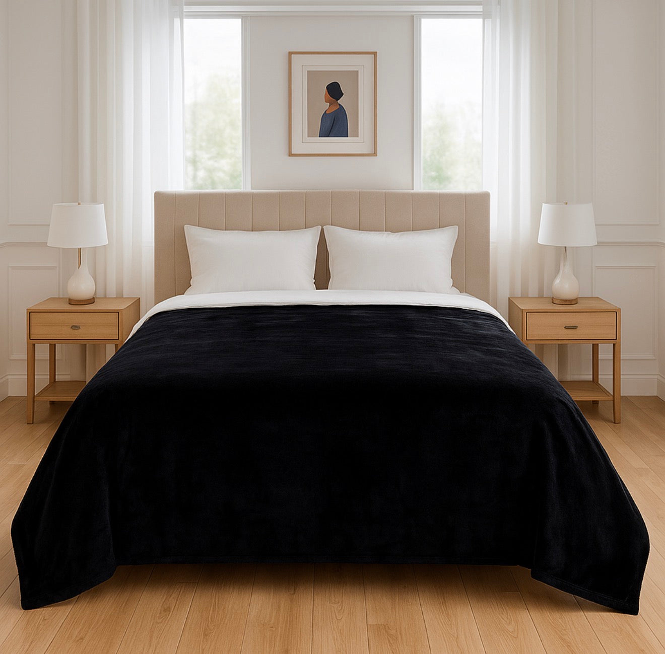 Premium 100% Flannel Blanket – Super Soft, Breathable & Perfect for All Seasons