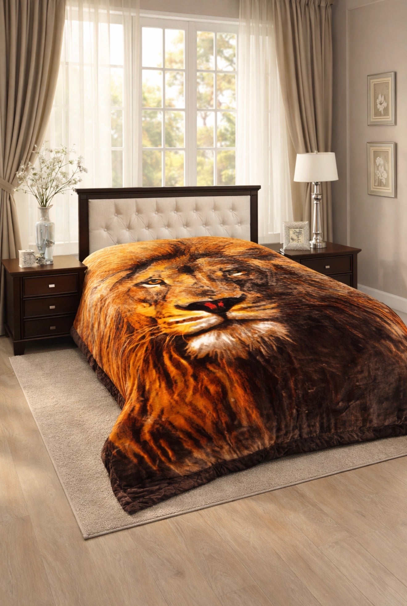 San Marcos 2-Ply Ultra Fluffy California King Blanket – Luxury Heavyweight Plush, Extra Warm & Soft